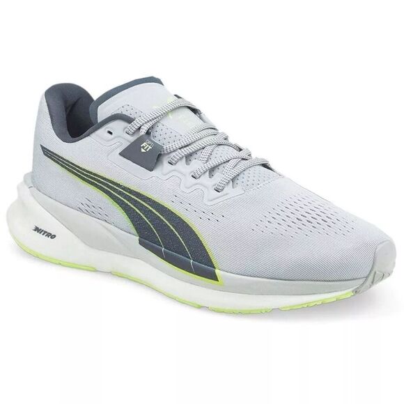Puma Men’s Eternity Nitro Running Mens Grey Sneakers Athletic Shoes! main image 12
